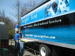 MA vehicle graphics, MA truck lettering, MA truck vinyl wrap