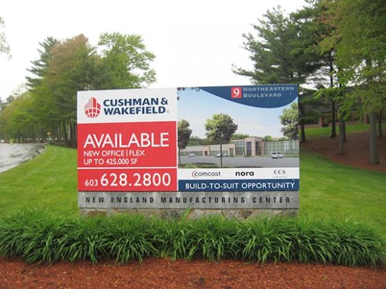 Cushman-Space-Available-Site-Sign
